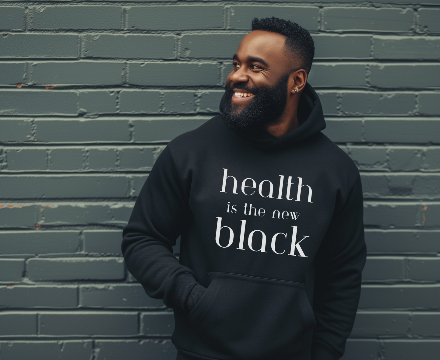 Health Is The New Black Unisex Hoodie