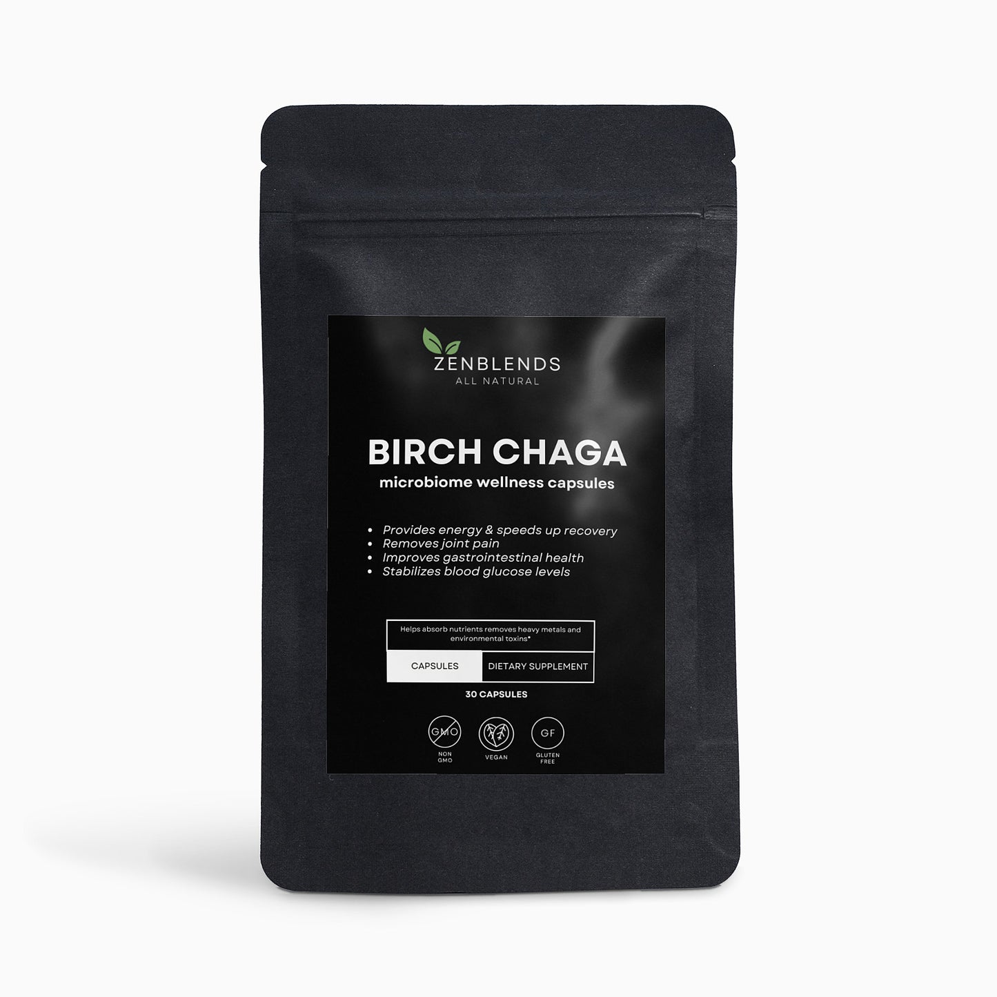 Birch Chaga Microbiome Wellness Capsules